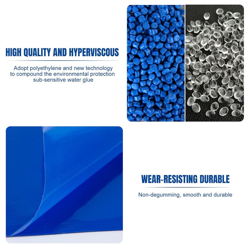 TORIN AD08012B Adhesive/Sticky/Tacky Mats: Collects and Removes Dirt and Dust for a Clean Home, Laboratory, Hospital and More - Includes 4 Boxes of 30 (120 Total) 24x36" Sheets, Blue - Image 4